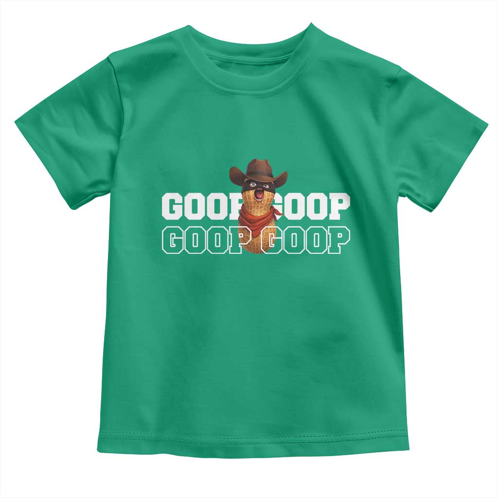 Funny Burnt Peanut Goop Toddler T Shirt Internet Viral Meme Trendy TS14 Irish Green Print Your Wear