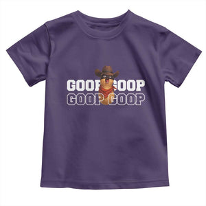 Funny Burnt Peanut Goop Toddler T Shirt Internet Viral Meme Trendy TS14 Purple Print Your Wear