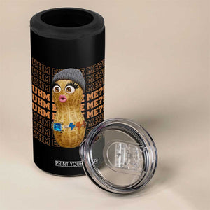 Funny Burnt Peanut Goop 4 in 1 Can Cooler Tumbler Uhm Excuse Me TS14 Print Your Wear
