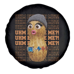 Funny Burnt Peanut Goop Spare Tire Cover Uhm Excuse Me TS14 Print Your Wear