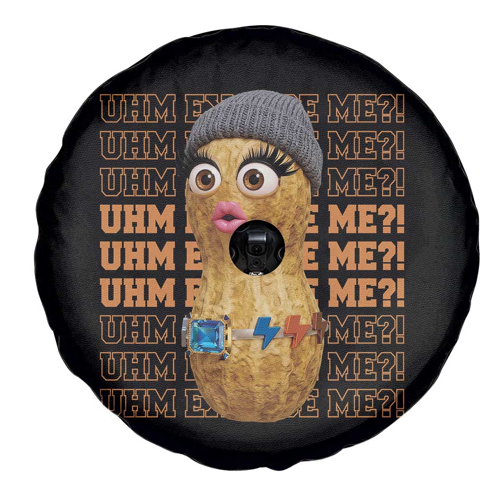 Funny Burnt Peanut Goop Spare Tire Cover Uhm Excuse Me TS14 Print Your Wear