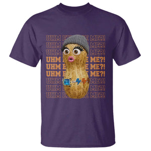 Funny Burnt Peanut Goop T Shirt Uhm Excuse Me TS14 Purple Print Your Wear