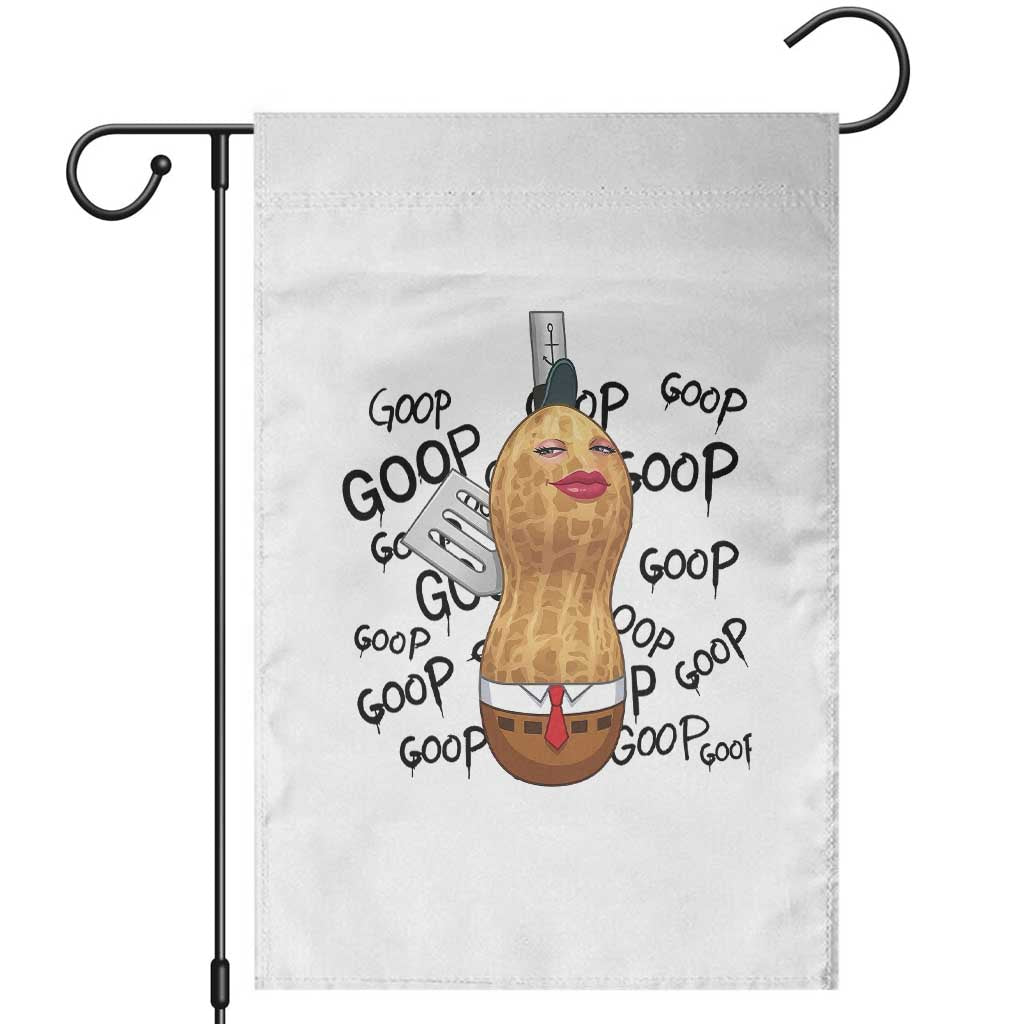 Funny Burnt Peanut Garden Flag Goop Bungulato Homage TS14 White Print Your Wear