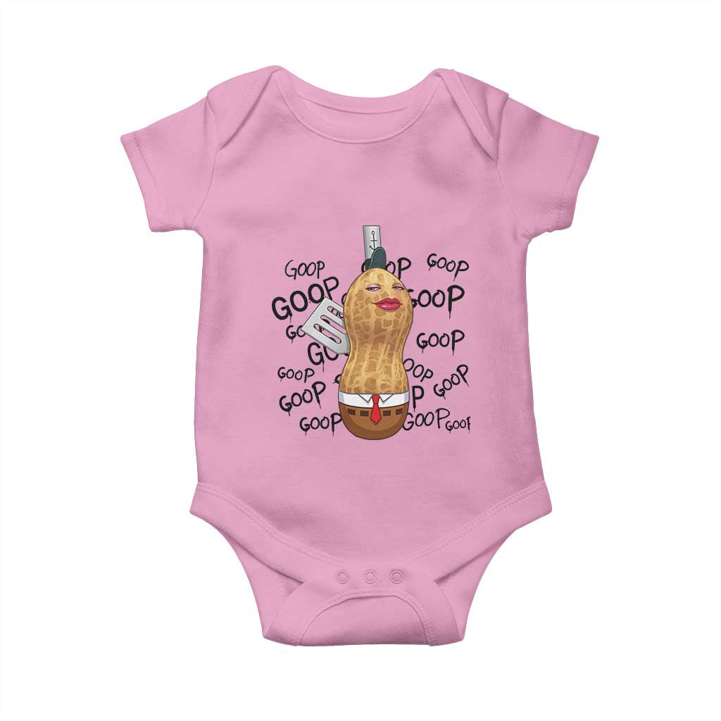 Funny Burnt Peanut Baby Onesie Goop Bungulato Homage TS14 Light Pink Print Your Wear