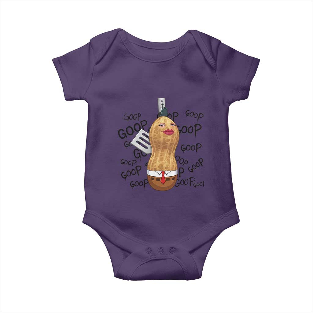 Funny Burnt Peanut Baby Onesie Goop Bungulato Homage TS14 Purple Print Your Wear