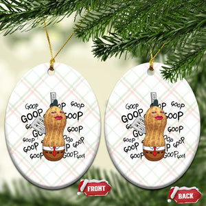 Funny Burnt Peanut Ceramic Ornament Goop Bungulato Homage TS14 Print Your Wear