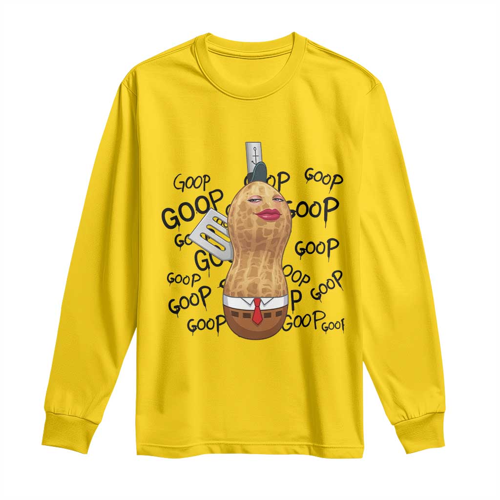 Funny Burnt Peanut Long Sleeve Shirt Goop Bungulato Homage TS14 Daisy Print Your Wear