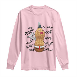 Funny Burnt Peanut Long Sleeve Shirt Goop Bungulato Homage TS14 Light Pink Print Your Wear
