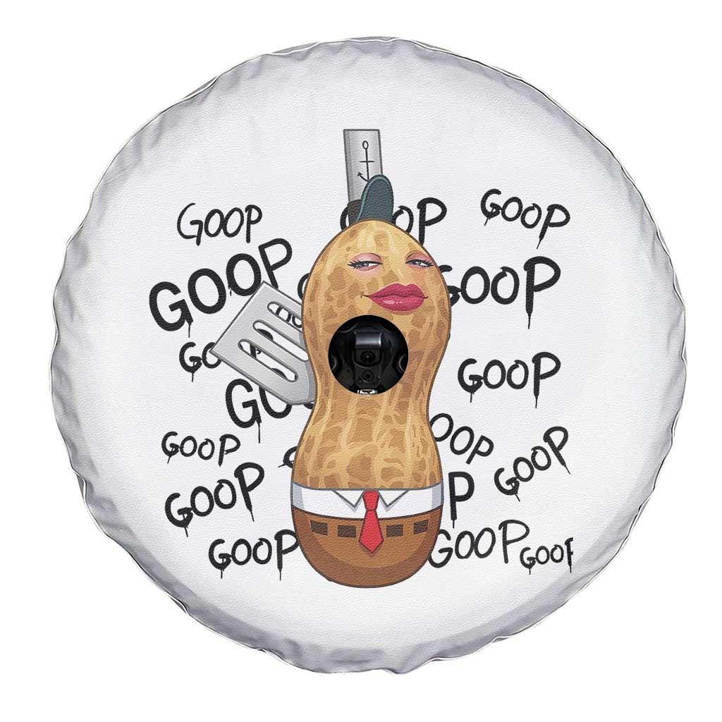 Funny Burnt Peanut Spare Tire Cover Goop Bungulato Homage TS14 Print Your Wear