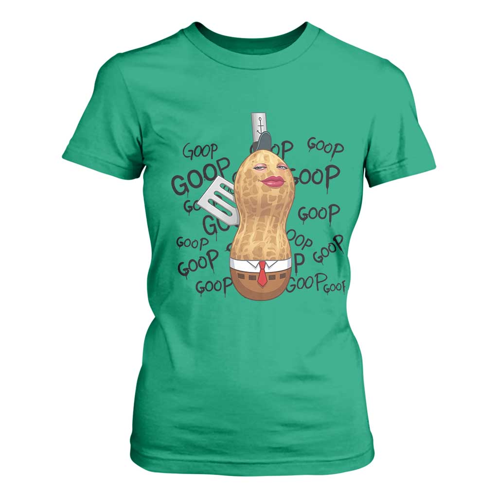 Funny Burnt Peanut T Shirt For Women Goop Bungulato Homage TS14 Irish Green Print Your Wear