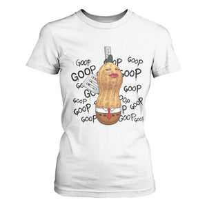 Funny Burnt Peanut T Shirt For Women Goop Bungulato Homage TS14 White Print Your Wear