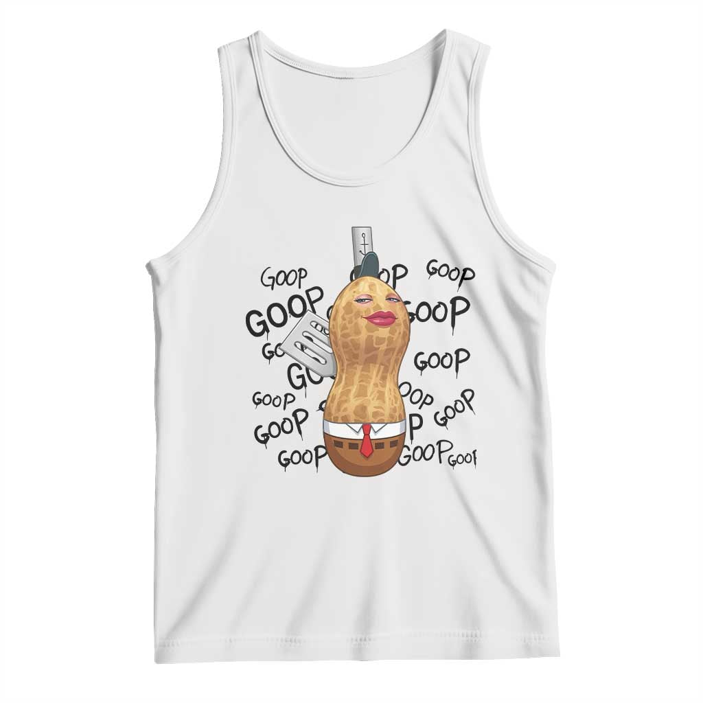 Funny Burnt Peanut Tank Top Goop Bungulato Homage TS14 White Print Your Wear
