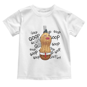 Funny Burnt Peanut Toddler T Shirt Goop Bungulato Homage TS14 White Print Your Wear