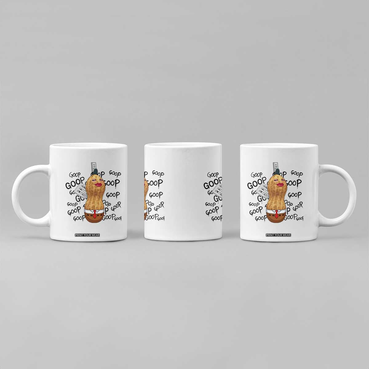 Funny Burnt Peanut Coffee Mug Goop Bungulato Homage TS14 Print Your Wear
