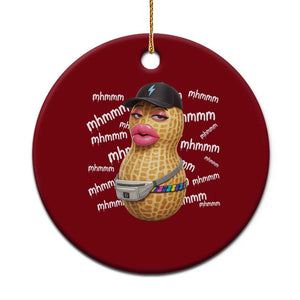 Funny Burnt Peanut Goop Ceramic Ornament Mhmmm Goop Bungulato TS14 1pc Red Print Your Wear