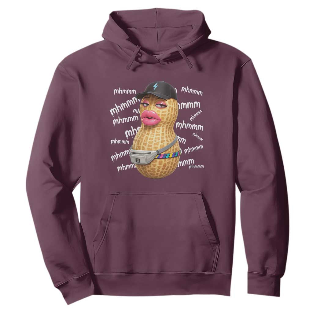 Funny Burnt Peanut Goop Hoodie Mhmmm Goop Bungulato TS14 Maroon Print Your Wear