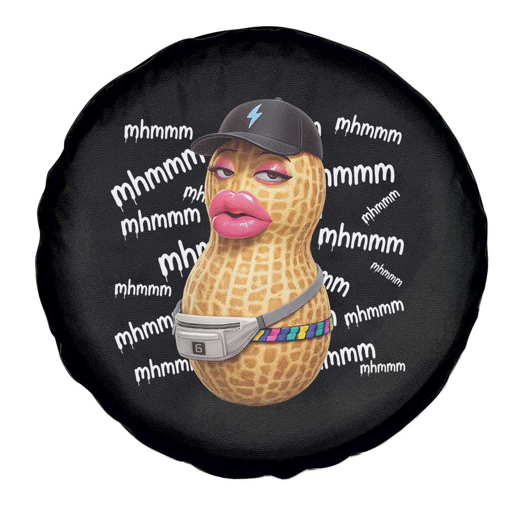 Funny Burnt Peanut Goop Spare Tire Cover Mhmmm Goop Bungulato TS14 Print Your Wear