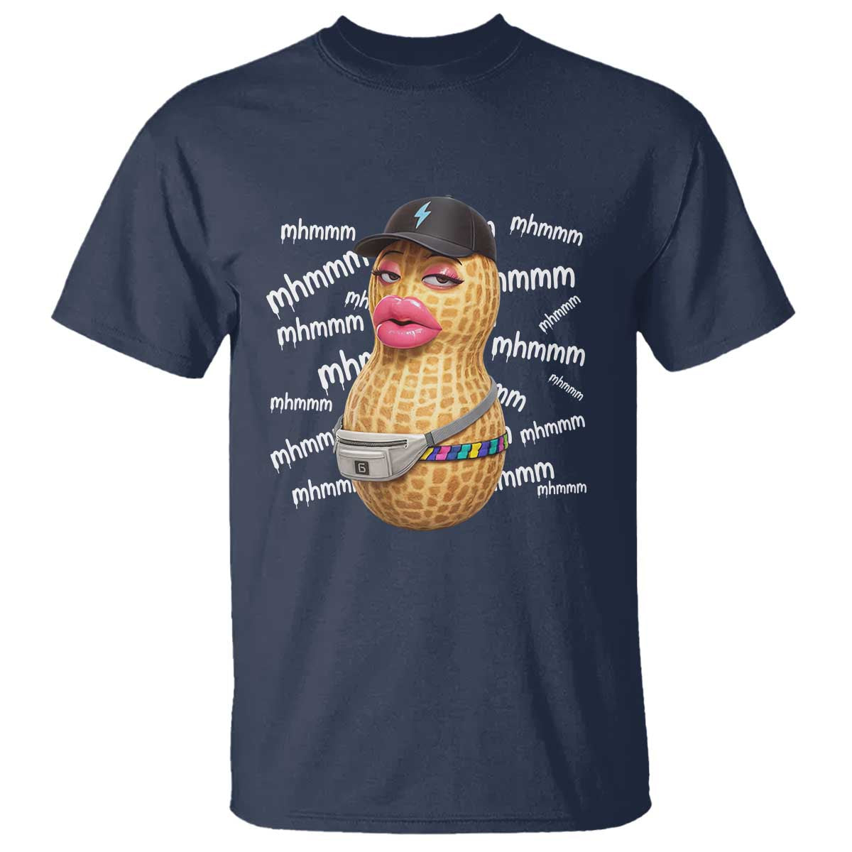 Funny Burnt Peanut Goop T Shirt Mhmmm Goop Bungulato TS14 Navy Print Your Wear