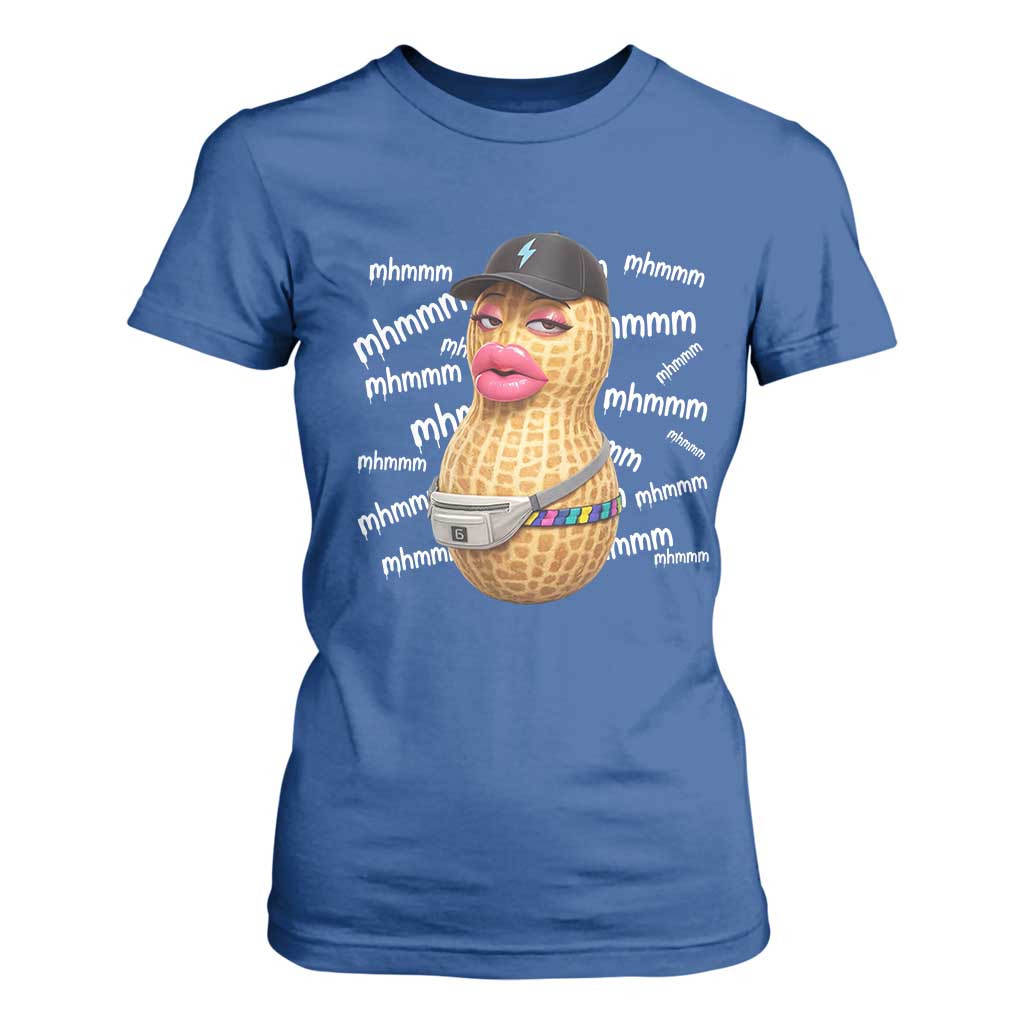 Funny Burnt Peanut Goop T Shirt For Women Mhmmm Goop Bungulato TS14 Royal Blue Print Your Wear