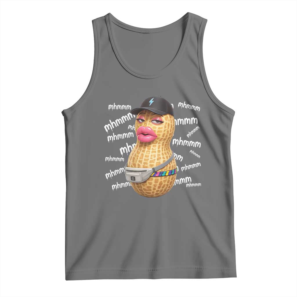 Funny Burnt Peanut Goop Tank Top Mhmmm Goop Bungulato TS14 Black Heather Print Your Wear