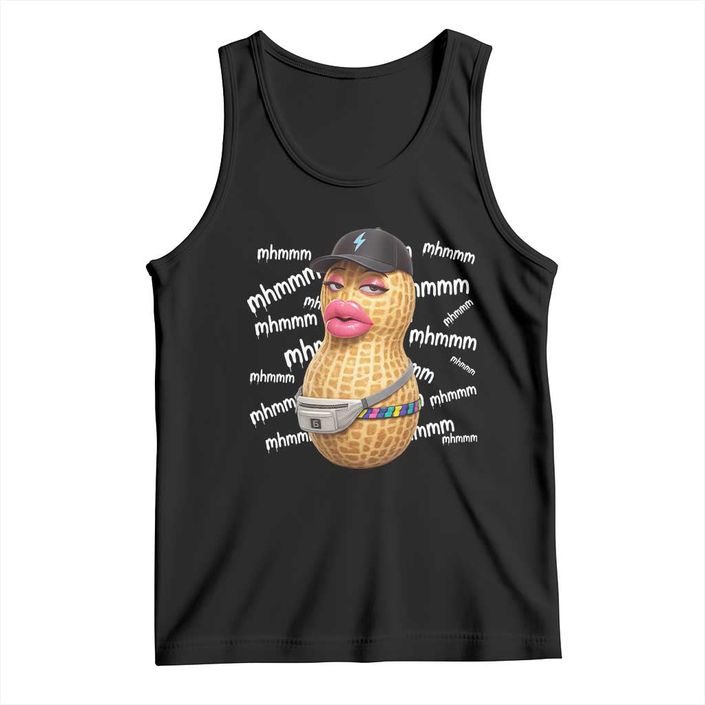 Funny Burnt Peanut Goop Tank Top Mhmmm Goop Bungulato TS14 Black Print Your Wear
