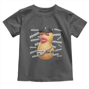 Funny Burnt Peanut Goop Toddler T Shirt Mhmmm Goop Bungulato TS14 Dark Heather Print Your Wear