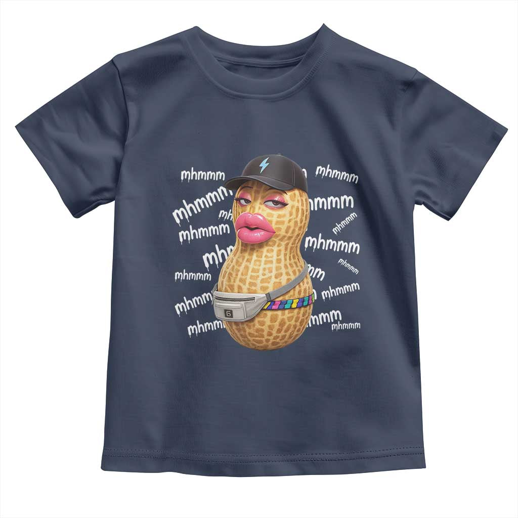 Funny Burnt Peanut Goop Toddler T Shirt Mhmmm Goop Bungulato TS14 Navy Print Your Wear