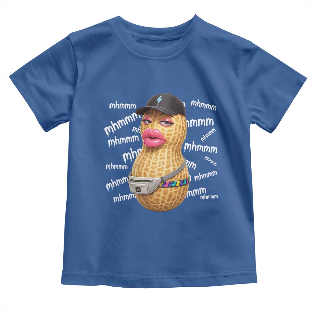 Funny Burnt Peanut Goop Toddler T Shirt Mhmmm Goop Bungulato TS14 Royal Blue Print Your Wear