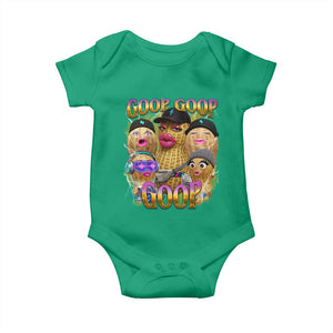 Funny Burnt Peanut Goop Baby Onesie Bungulato 90s Bootleg Meme Trendy TS14 Irish Green Print Your Wear