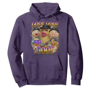 Funny Burnt Peanut Goop Hoodie Bungulato 90s Bootleg Meme Trendy TS14 Purple Print Your Wear
