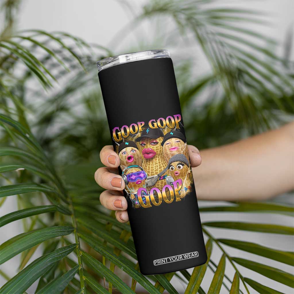 Funny Burnt Peanut Goop Skinny Tumbler Bungulato 90s Bootleg Meme Trendy TS14 Print Your Wear