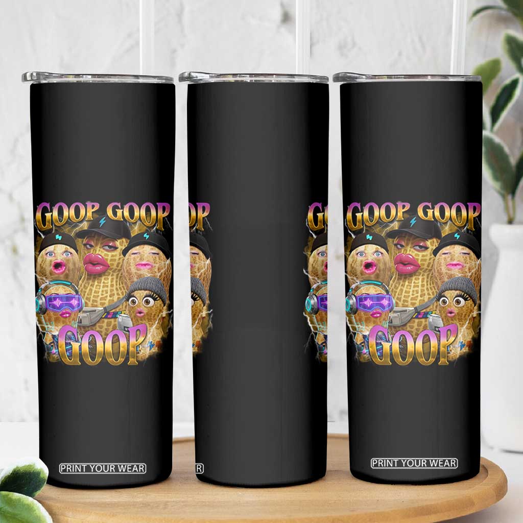 Funny Burnt Peanut Goop Skinny Tumbler Bungulato 90s Bootleg Meme Trendy TS14 Print Your Wear