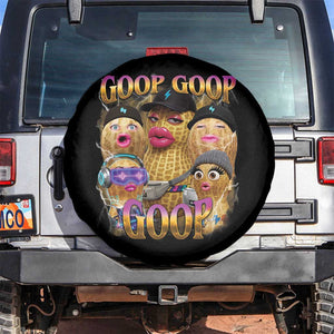 Funny Burnt Peanut Goop Spare Tire Cover Bungulato 90s Bootleg Meme Trendy TS14 No hole Black Print Your Wear
