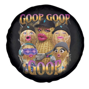 Funny Burnt Peanut Goop Spare Tire Cover Bungulato 90s Bootleg Meme Trendy TS14 Print Your Wear