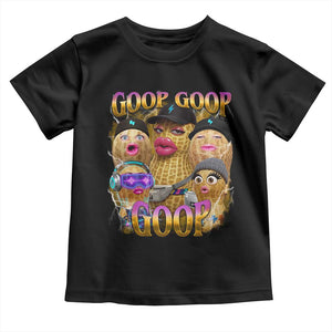 Funny Burnt Peanut Goop Toddler T Shirt Bungulato 90s Bootleg Meme Trendy TS14 Black Print Your Wear
