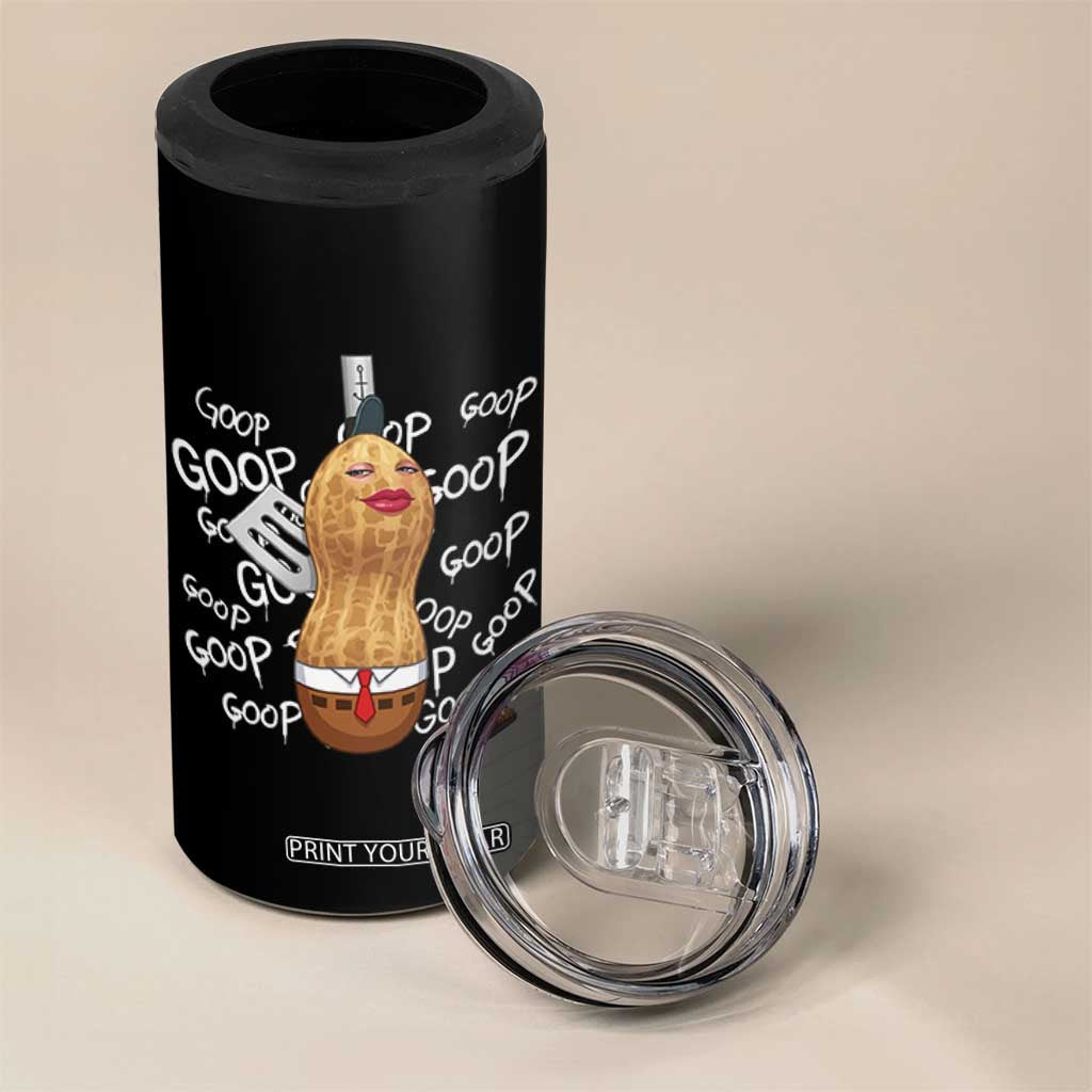 Funny Burnt Peanut Bungulator 4 in 1 Can Cooler Tumbler Mhmmm Goop Goop TS14 Print Your Wear