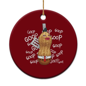 Funny Burnt Peanut Bungulator Ceramic Ornament Mhmmm Goop Goop TS14 1pc Red Print Your Wear