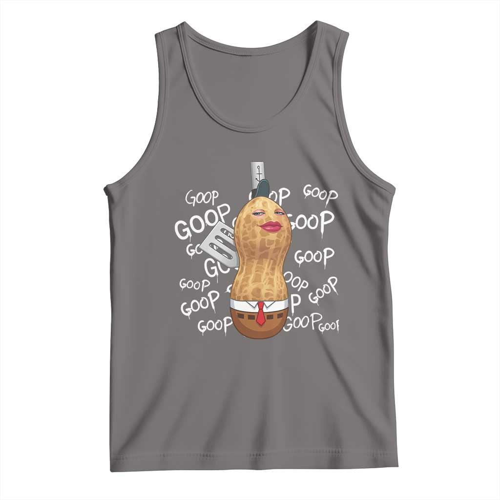 Funny Burnt Peanut Bungulator Tank Top Mhmmm Goop Goop TS14 Deep Heather Print Your Wear