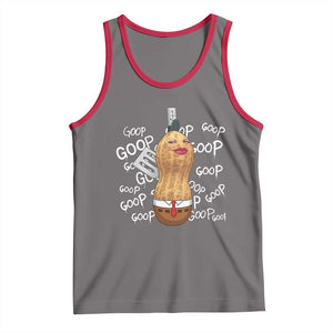 Funny Burnt Peanut Bungulator Tank Top Mhmmm Goop Goop TS14 Deep Heather Red Print Your Wear