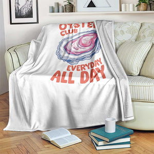 Oyster Club Throw Blanket Retro Summer Beach Vacation Gift TS14 Print Your Wear
