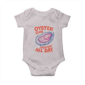 Oyster Club Baby Onesie Retro Summer Beach Vacation Gift TS14 Ice Gray Print Your Wear
