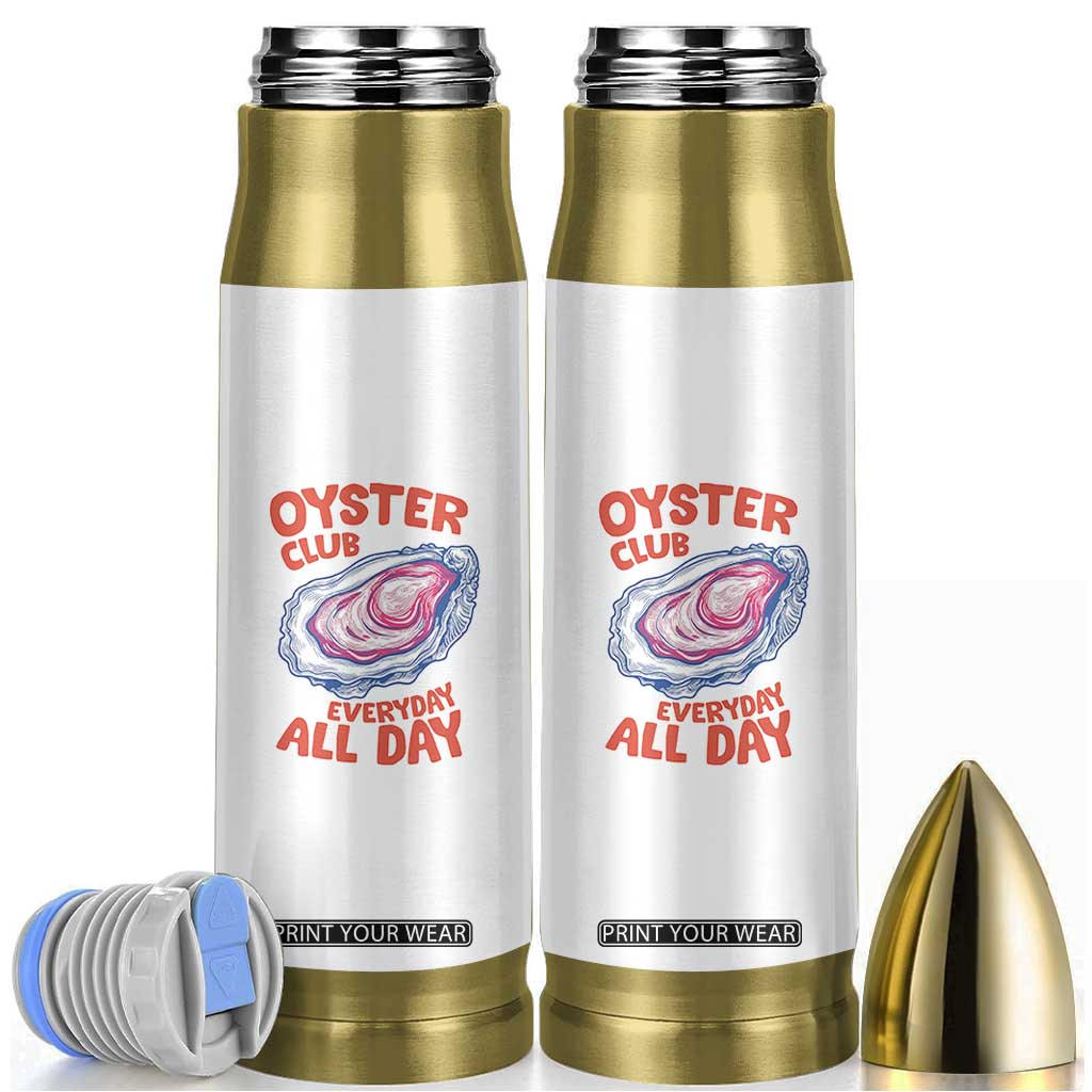 Oyster Club Bullet Tumbler Retro Summer Beach Vacation Gift TS14 White Print Your Wear