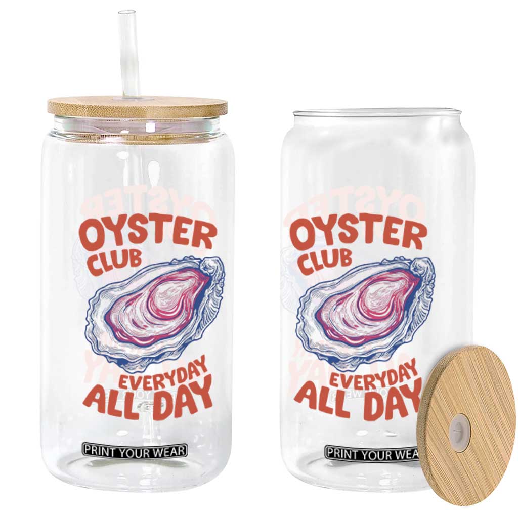 Oyster Club Glass Can Retro Summer Beach Vacation Gift TS14 Print Your Wear