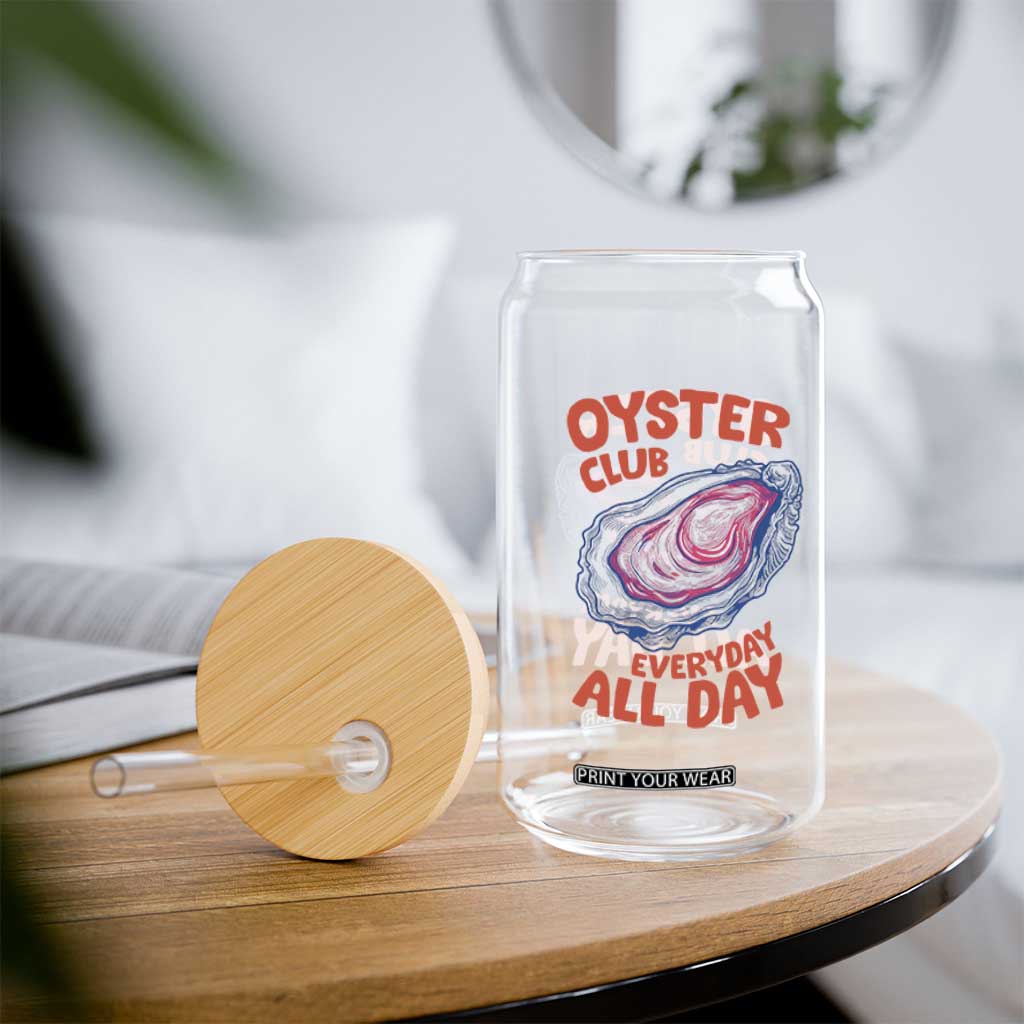 Oyster Club Glass Can Retro Summer Beach Vacation Gift TS14 Print Your Wear