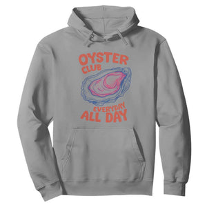 Oyster Club Hoodie Retro Summer Beach Vacation Gift TS14 Sport Gray Print Your Wear