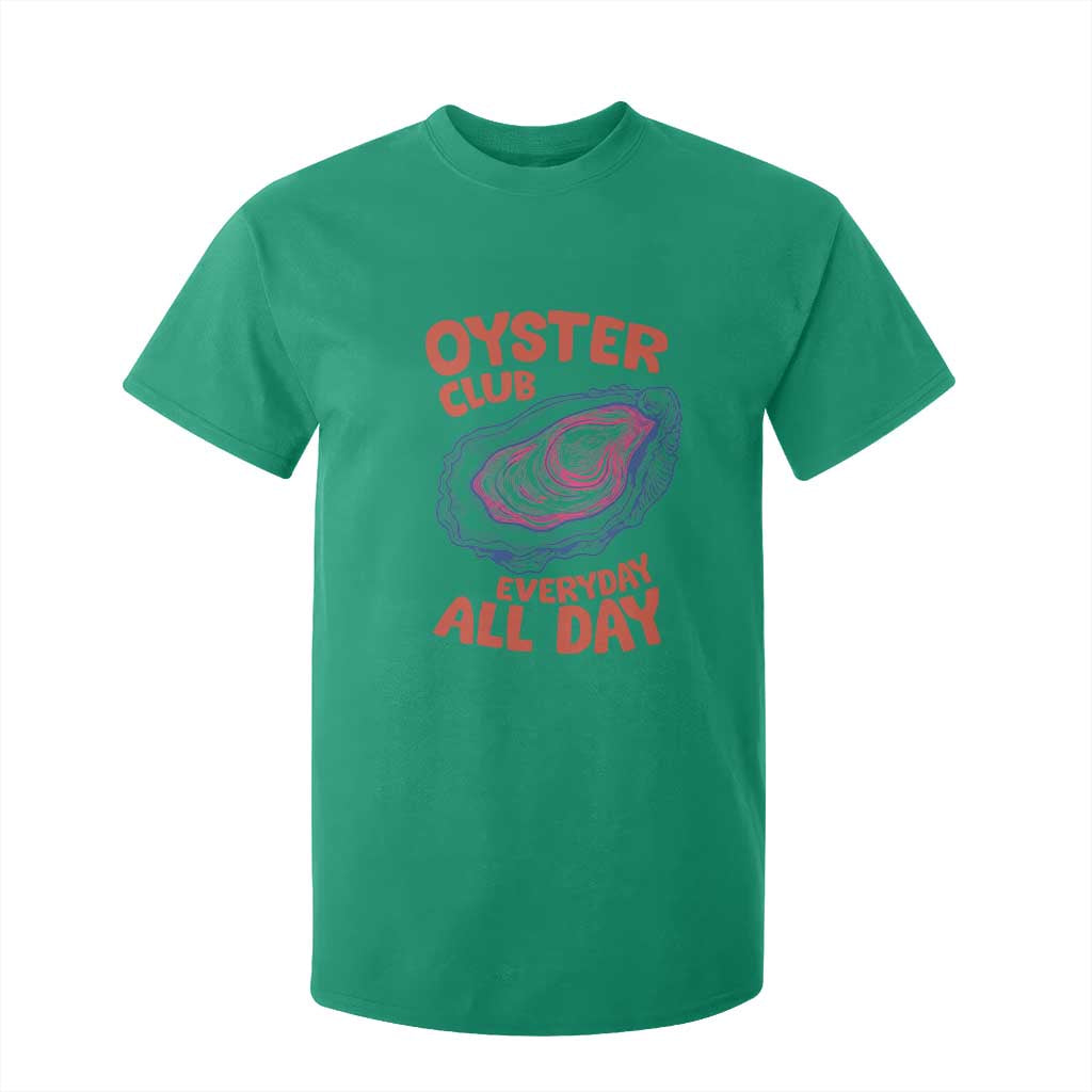 Oyster Club T Shirt For Kid Retro Summer Beach Vacation Gift TS14 Irish Green Print Your Wear