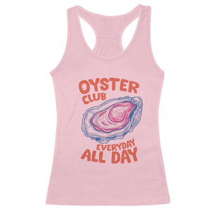 Oyster Club Racerback Tank Top Retro Summer Beach Vacation Gift TS14 Light Pink Print Your Wear