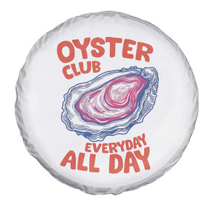 Oyster Club Spare Tire Cover Retro Summer Beach Vacation Gift TS14 Print Your Wear