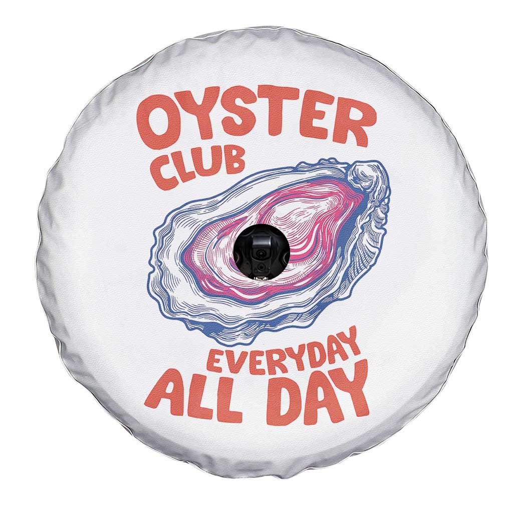 Oyster Club Spare Tire Cover Retro Summer Beach Vacation Gift TS14 Print Your Wear