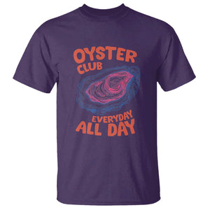 Oyster Club T Shirt Retro Summer Beach Vacation Gift TS14 Purple Print Your Wear